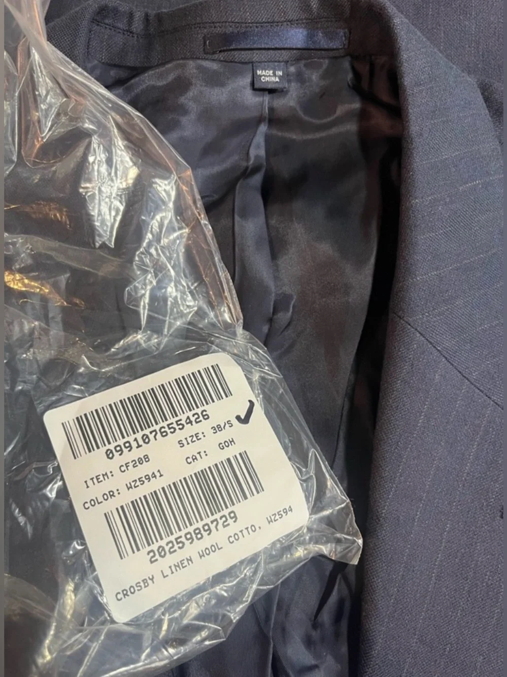 J.Crew Crosby Classic-fit blazer in Italian linen-cotton blend